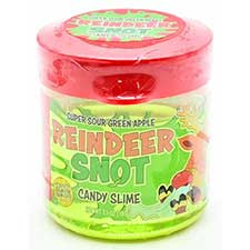 Reindeer Snot  Sour Green Apple Slime 3.5oz Jar 
