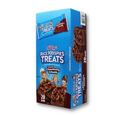 Rice Krispies Treats Double Chocolatey Chunk 20ct Box Expires March 7th 2024 