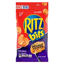 Ritz Bits Peanut Butter Crackers 3oz Bag 