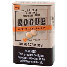 Rogue Nicotine Gum Fruit 4mg 5 Pack 