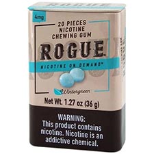 Rogue Nicotine Gum Wintergreen 4mg 5 Pack 