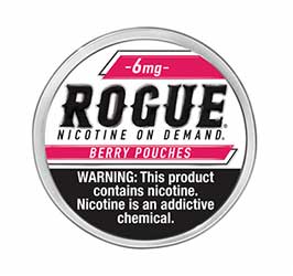 Rogue Nicotine Pouches Berry 6mg 5ct 