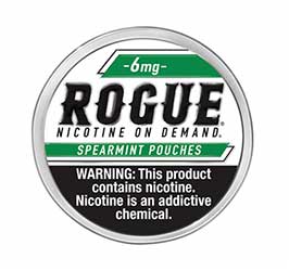 Rogue Nicotine Pouches Spearmint 6mg 5ct 