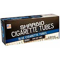 Shargio Blue King Size Cigarette Tubes 200ct 