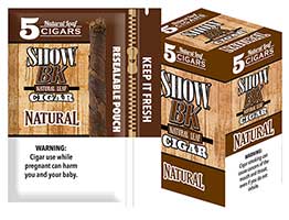 Show BK Natural Leaf Cigars 8 5pks 