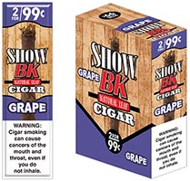 Show BK Grape Natural Leaf Cigars 15 2pks 