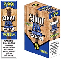 Show BK Vanilla Natural Leaf Cigars 15 2pks 