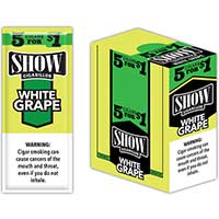 Show Cigarillos White Grape 15 5pks 