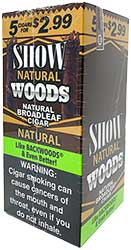 Show Woods Natural Cigars 8 5pks 