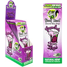 Skunk Brand Hemp Wraps Grape Soda 25 Packs of 2 