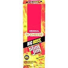 Slim Jim Big Boss Original n Cheese 18ct Box 