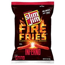 Slim Jim Fire Fries Inferno 12 Bags 