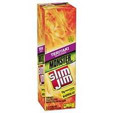 Slim Jim Monster Teriyaki 18ct Box 