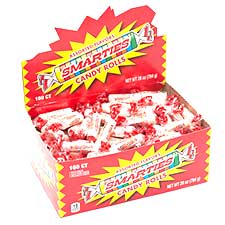 Smarties Candy Rolls 160ct Box 