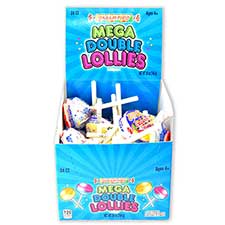 Smarties Mega Wrapped Double Lollies 24CT Box 