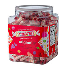 Smarties Original Candy Rolls 180ct Tub 