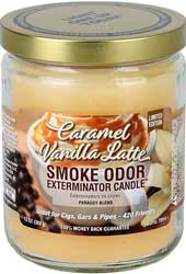 Smoke Odor Exterminator Candle Caramel Vanilla Latte 