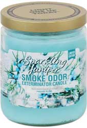 Smoke Odor Exterminator Candle Sparkle Juniper 
