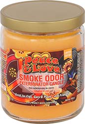 Smoke Odor Exterminator Candle Peace and Love 