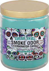 Smoke Odor Exterminator Candle Sugar Skull 