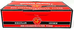 Smoker Friendly Cigarette Tubes Red 100 200ct 