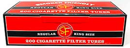 Smoker Friendly Cigarette Tubes Red King Size 200ct 