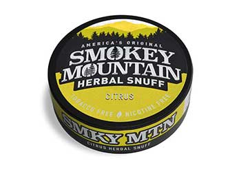 Smokey Mountain Herbal Snuff Citrus 10ct 