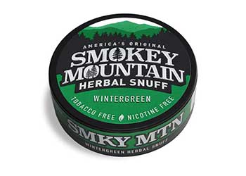 Smokey Mountain Herbal Snuff Wintergreen 10ct 