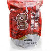 Smokin G Smooth Crimson Blend 8oz Pipe Tobacco 