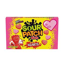 Sour Patch Kids Hearts Valentines 3.1oz Theater Box 