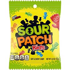 Sour Patch Kids 3.6oz Peg Bag 