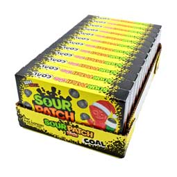 Sour Patch Kids Coal 3.1oz 12ct Box 