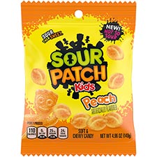 Sour Patch Kids Peach 4.96oz Bag 