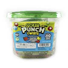 Sour Punch Twists Assorted 210ct Tub 