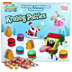 Spongebob Squarepants Holiday Advent Calendar 7.62oz Box