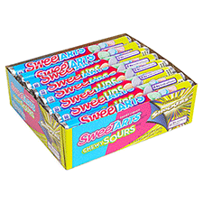 Sweetart Chewy Sour Shockers Roll 24ct Box 