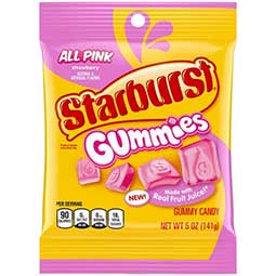 Starburst Gummies All Pink 5oz Bag 
