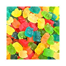 Sunrise Assorted Big Gummi Bears 12 Flavors 1lb 