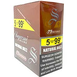 Supreme Blend Cigarillos Natural Buzz 15ct 