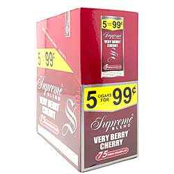 Supreme Blend Cigarillos Very Berry Cherry 15ct 