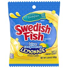 Swedish Fish Blue Raspberry Lemonade 3.59oz Bag 