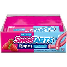 Sweetarts Ropes Strawberry 3.5 oz Share Size 12ct Box 