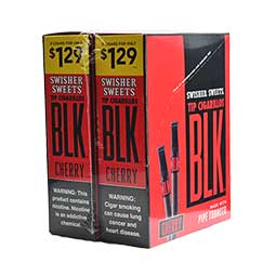 Swisher Sweets BLK Cherry Tip Cigarillos 30ct 