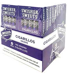 Swisher Sweets Cigarillos Grape 20 5pks 