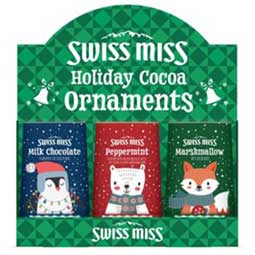 Swiss Miss Holiday Cocoa Ornament Gift Pack 1.38oz 