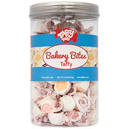 Taffy Town Bakery Bites Salt Water Taffy 18oz Gift Canister 