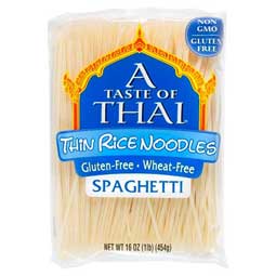 Taste of Thai Thin Rice Noodles Spaghetti 1lb 