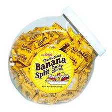 The Original Banana Split Candy Chews 140ct Tub 