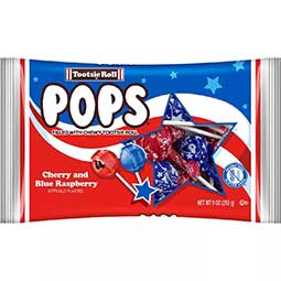 Tootsie Roll Flag Pops 9oz Bag 