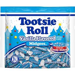 Tootsie Roll Midgees Christmas Vanilla 12 oz 